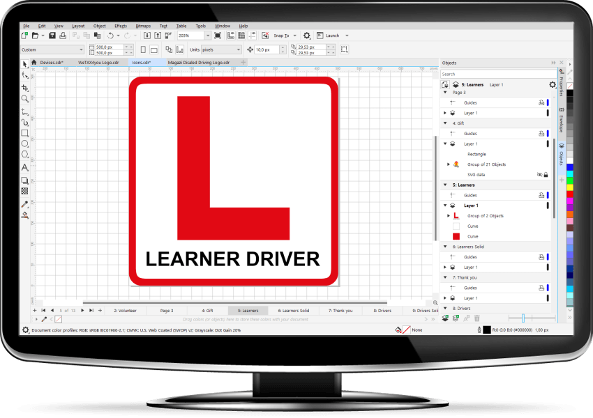 Magazi Disaled Driving branded image on a desktop device