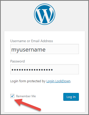 wordpress-website-login-page